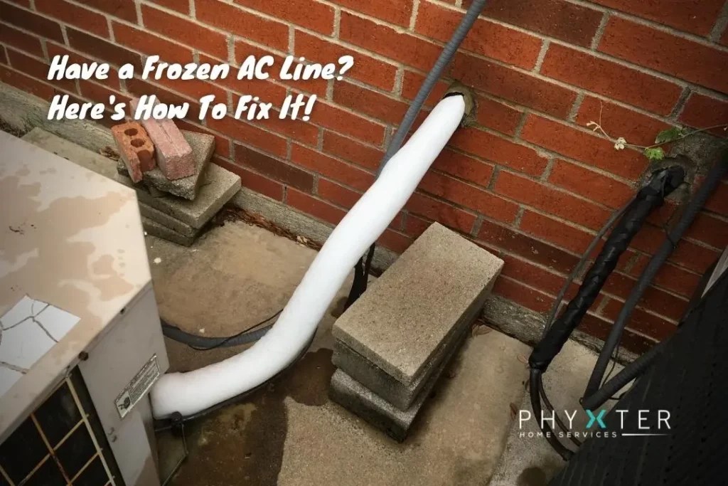 Have a frozen ac line? here's how to fix it!