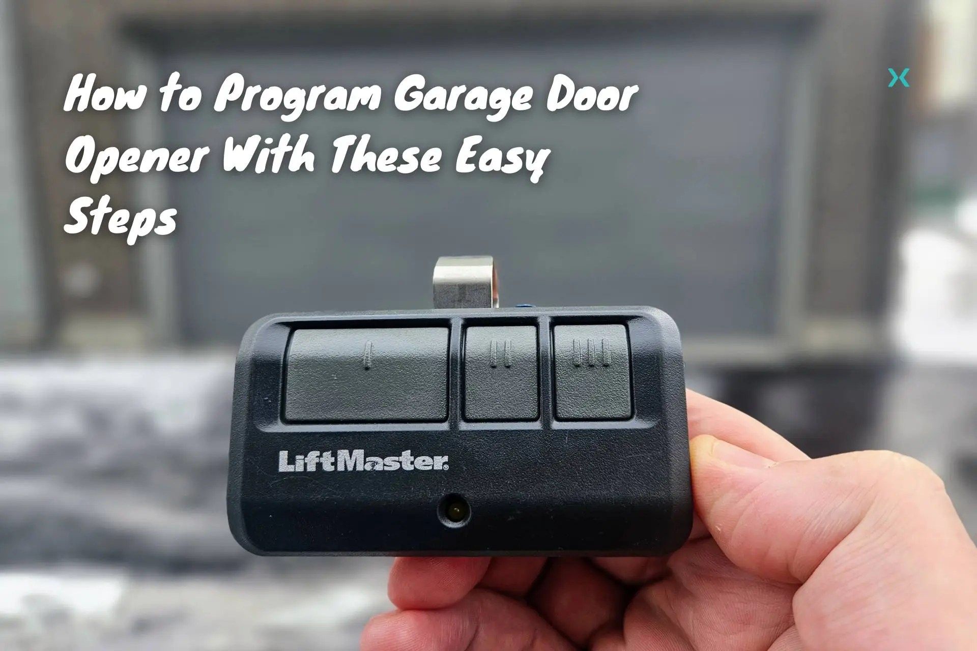 How to program garage door opener with these easy steps