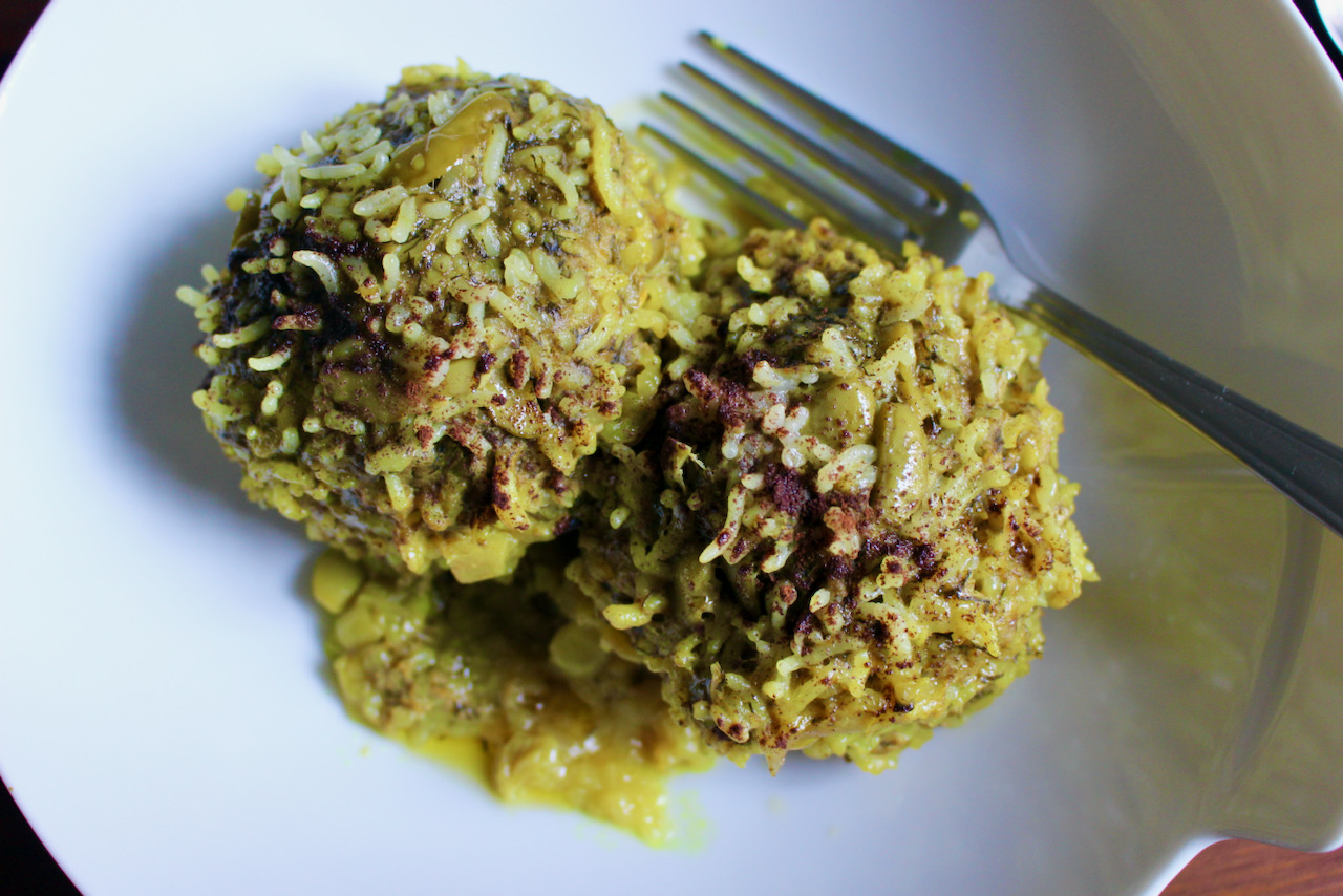 Polpette di carne con aneto e fave – kufteh shevid baghali