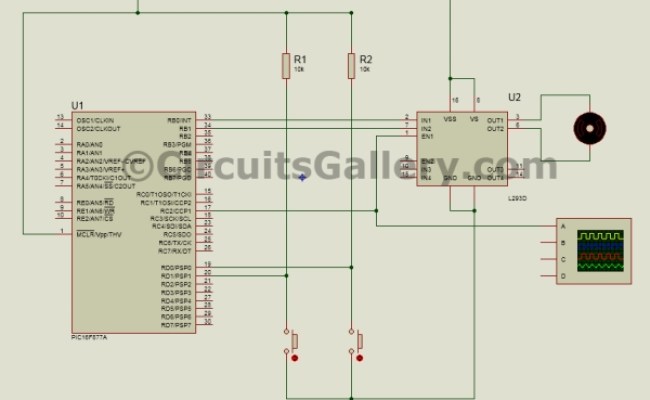 Controlling Speed And Direction Of Dc Motor Using L298 And Pic16f877a ...