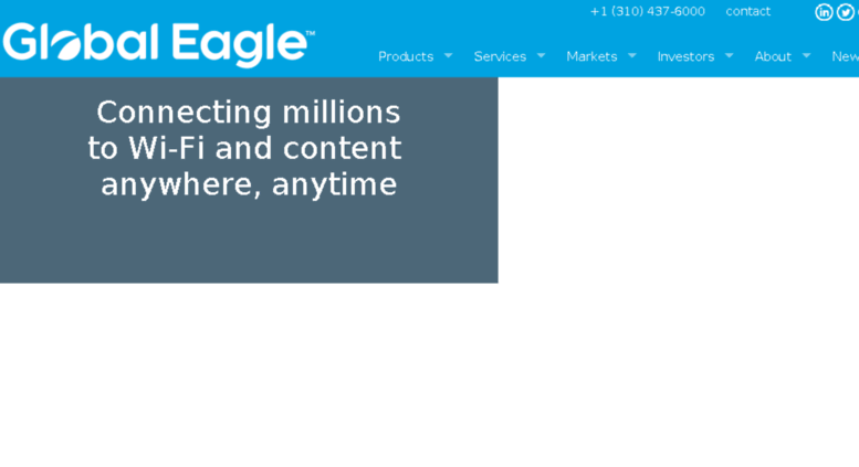 Access Globaleagleent Com Inflight Entertainment Connectivity Technology Global Eagle