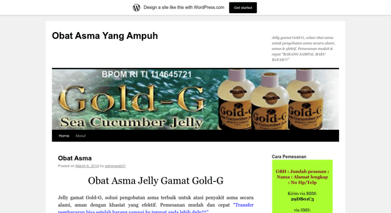 Access Obatnyaasma Wordpress Com Obat Asma Yang Ampuh Jelly