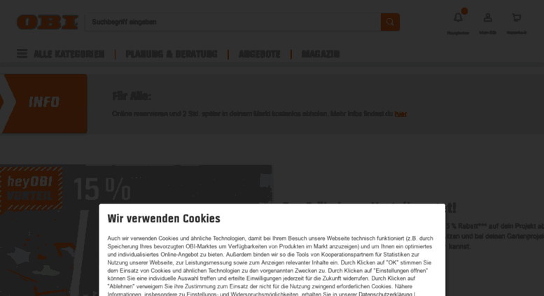 Der Obi Prospekt Mit Tollen Angeboten Sparwelt