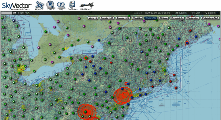 Access Skyvector Com SkyVector Flight Planning Charts 