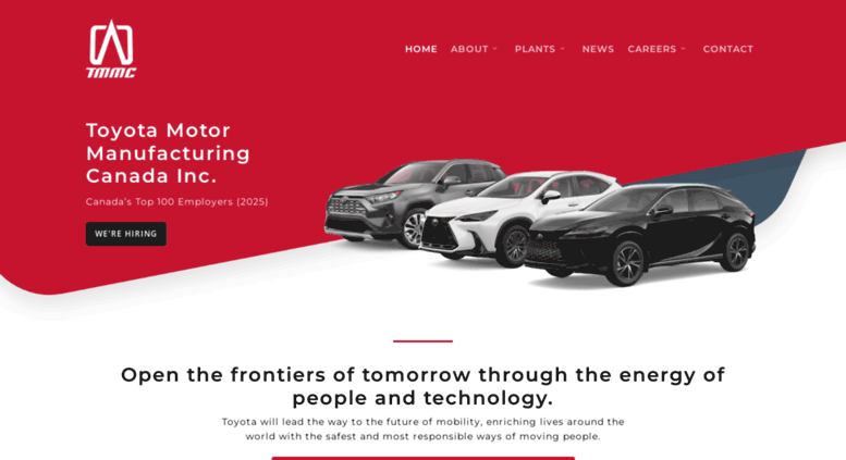 Access Tmmc Ca Home Toyota Motor Manufacturing Canada