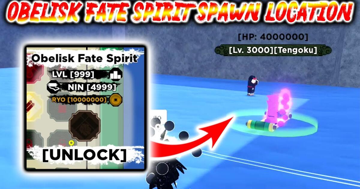 pic Obelisk Fate Spirit Shindo shindo life getting obelisk fate spirit spawn location spirit boss fight max damage showcase bilibili