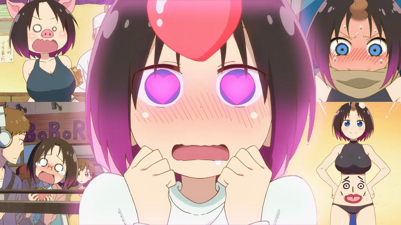 Buy elma eating cute by snailhunter66 as a poster. The Best Waifu Elma From Kobayashi San Chi No Maid Dragon Bilibili