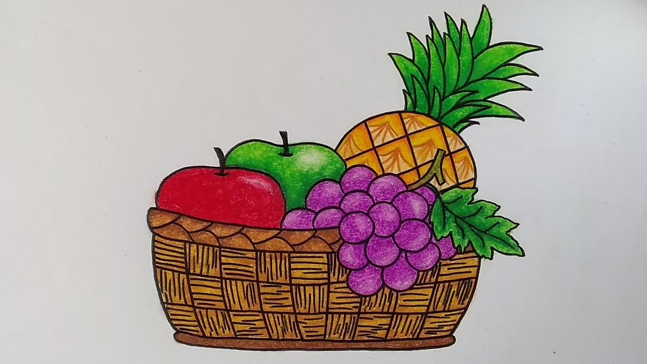 Berikut ini adalah cara menggambar buah buahan,cara mewarnai gradasi buah buahanadapun bahan dan peralatannya :1.kertas bc 33×212.spidol3. Cara Menggambar Dan Mewarnai Buah Buahan Menggambar Buah Di Kranjang Bstation
