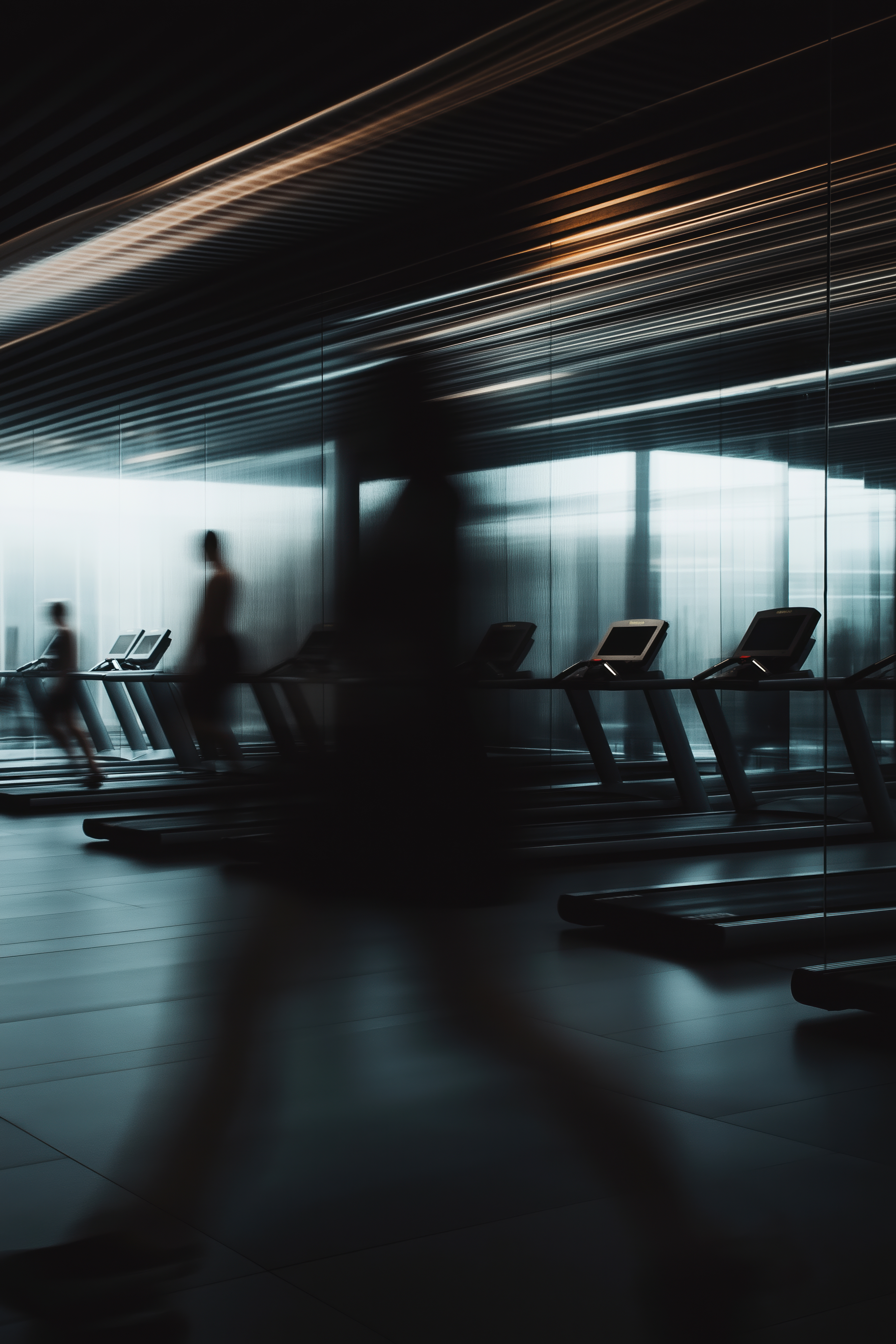 Abstract Background of Fitness Gym