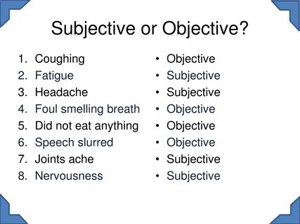 Subjective Communication Methods - Offical Guide