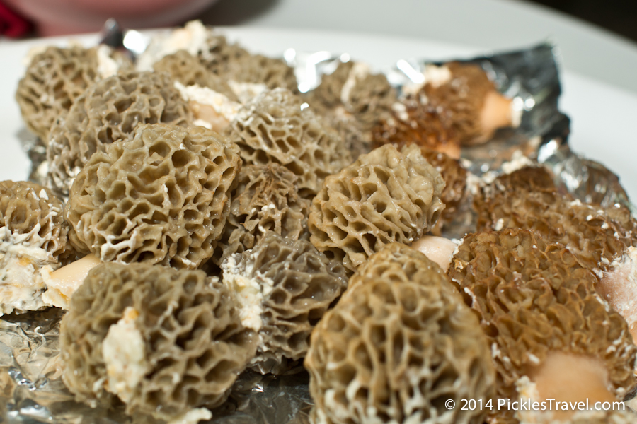 pix Stuffed Morels Cream Cheese cream cheese stuffed fried morel