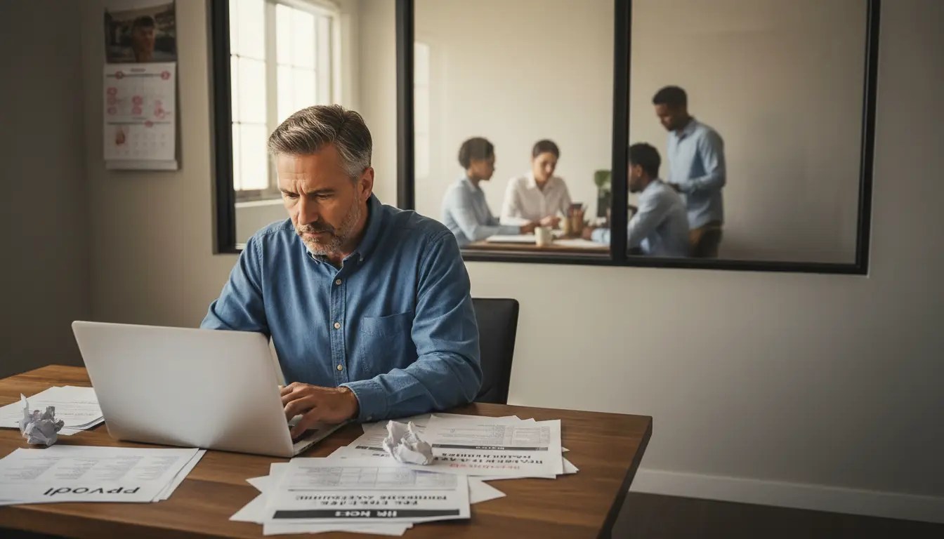 Small business owner stressed over payroll tax debt and IRS trust fund recovery penalty risk