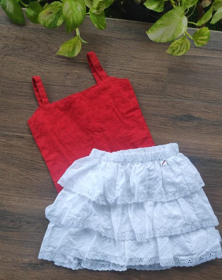 Baby girl red top best sale