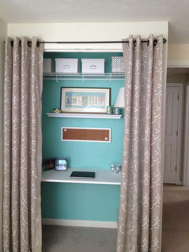 home office and closet