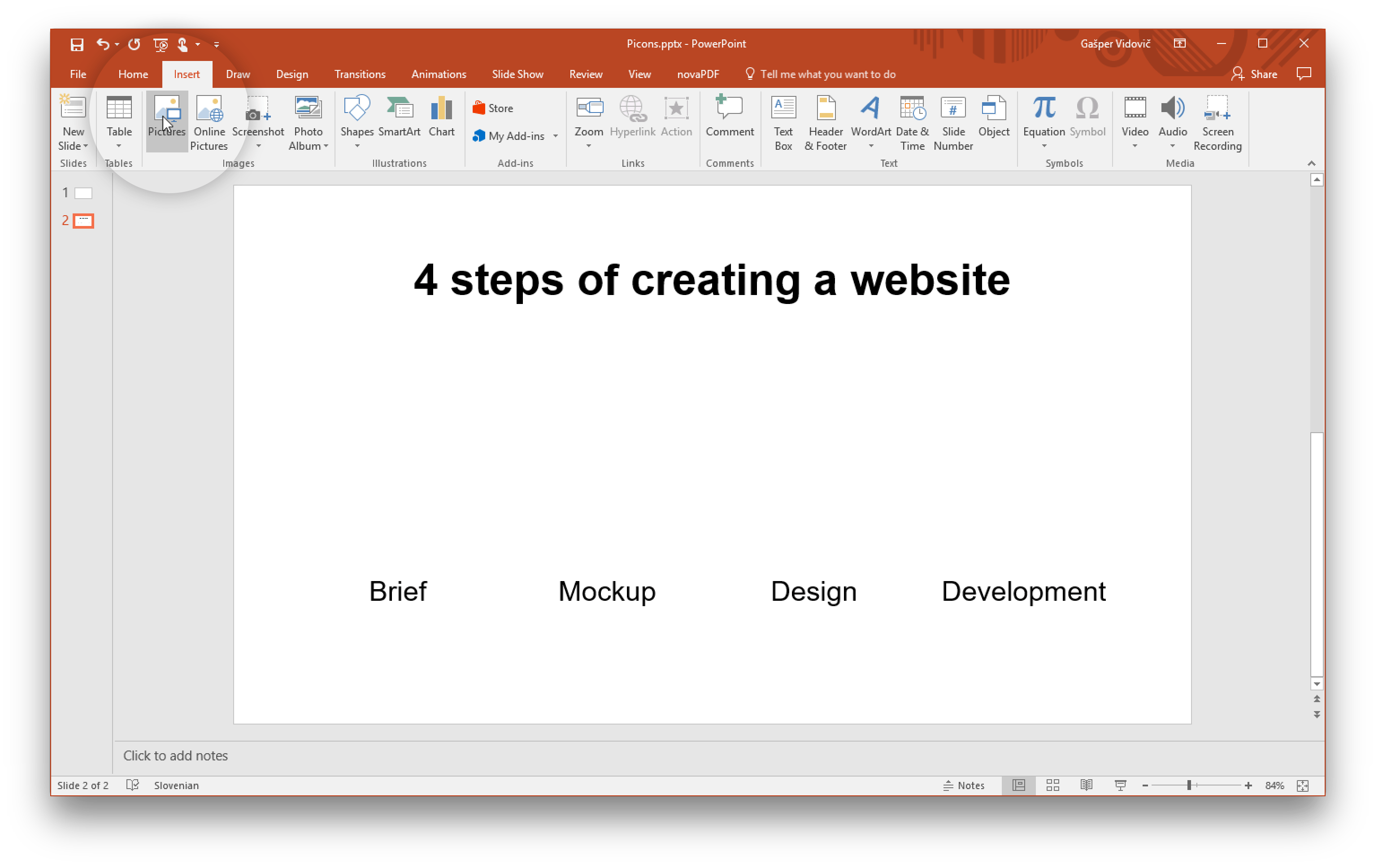Insert vector icons in PowerPoint Picons Blog