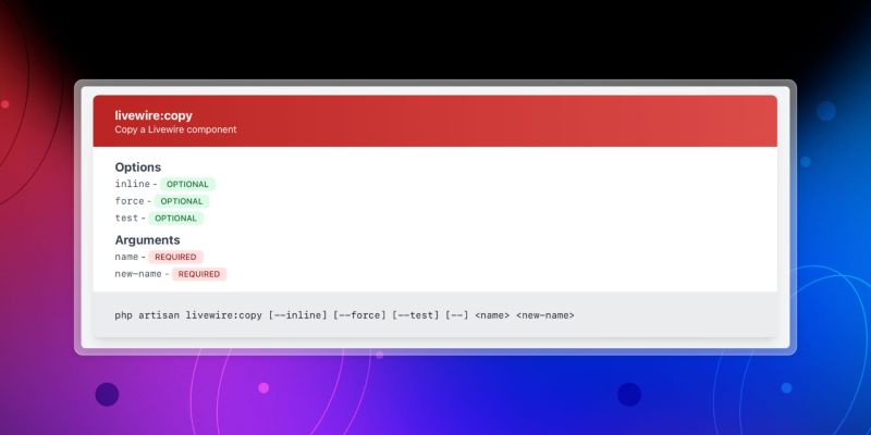 Artisan Page Laravel Artisan Cheatsheet Made With Laravel - Colorful Wallpapers - Elegant Desktop Collection