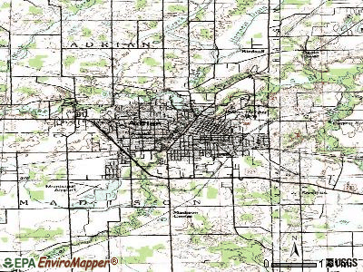 Adrian Michigan MI 49221 Profile Population Maps Real Estate Tpc10717 