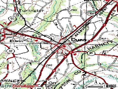 Dunn North Carolina Map Park Houston Map Tpc17007 