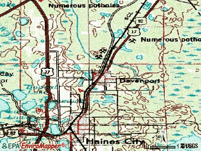 Mapas De Davenport Florida Davenport Topo Map FL Polk County Tpc3515 