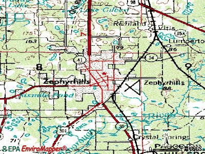 Zephyrhills Florida FL 33540 Profile Population Maps Real Estate TPC4225.
