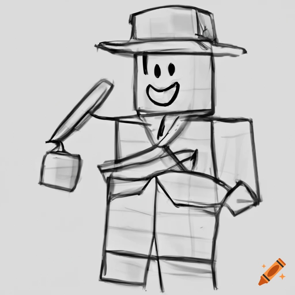 Roblox Sketch On Craiyon