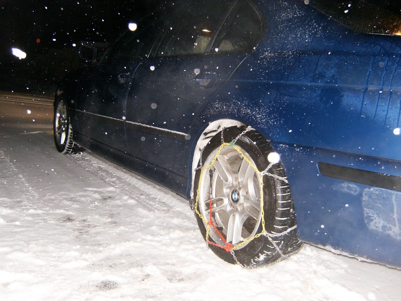 New m5 owner, snow chain question