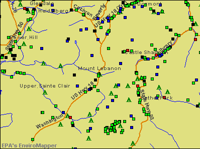 Mount Lebanon PA 15228 Profile Population Maps Real Em21704 