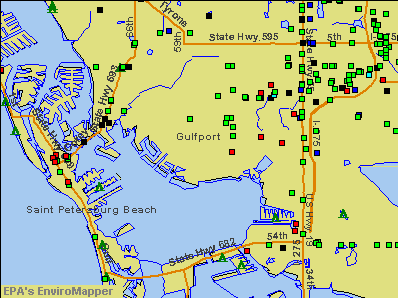 Map Of Gulfport Florida EM3935.