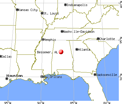 Bessemer Alabama AL Profile Population Maps Real Estate Averages FR1250.