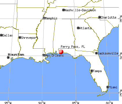 Ferry Pass Florida FL 32514 Profile Population Maps Real Estate Fr1381 