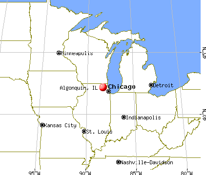 Algonquin Illinois IL Profile Population Maps Real Estate Fr1627 
