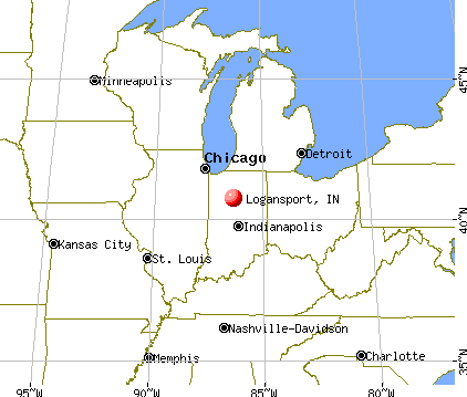 Logansport Indiana IN 46947 Profile Population Maps Real Estate FR1968.