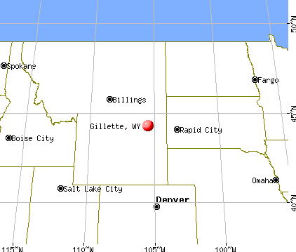 Gillette Wyoming WY 82716 Profile Population Maps Real Estate Fr1972 