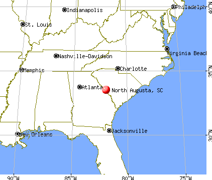 North Augusta SC Your Map To Adventure Fr2169 