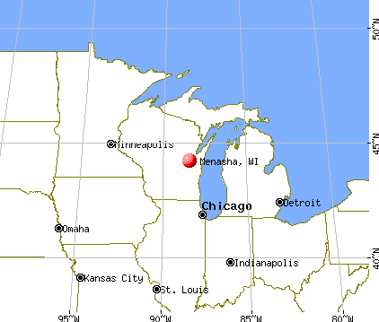 Menasha Wisconsin WI 54952 Profile Population Maps Real Estate Fr2320 