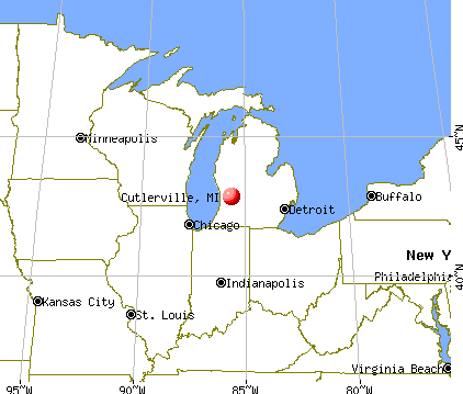 Cutlerville Michigan MI Profile Population Maps Real Estate Fr2497 