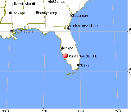 Punta Gorda Map Florida FR2625.