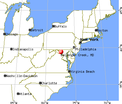 Ballenger Creek Maryland MD Profile Population Maps Real Estate Fr2753 
