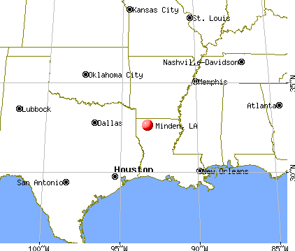 Minden Louisiana LA 71055 Profile Population Maps Real Estate Fr2847 