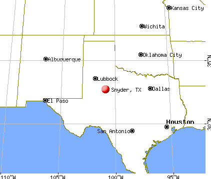Snyder Texas TX 79549 Profile Population Maps Real Estate Fr3381 