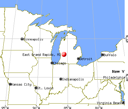 East Grand Rapids Michigan MI 49506 Profile Population Maps Real FR3385.
