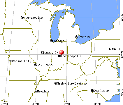 Elwood Indiana IN 46036 Profile Population Maps Real Estate Fr3658 