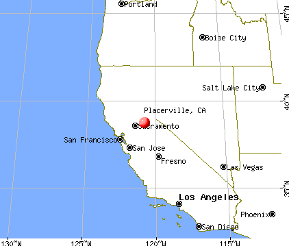 Placerville California CA 95667 Profile Population Maps Real Fr3702 