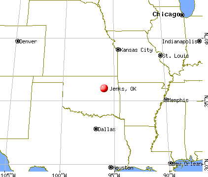 Jenks Oklahoma OK Profile Population Maps Real Estate Averages FR3710.