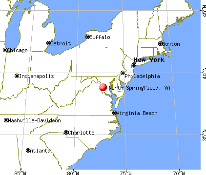 North Springfield Virginia VA 22151 Profile Population Maps Real Fr3851 
