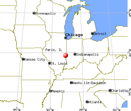 Paris Illinois IL 61944 Profile Population Maps Real Estate Fr3882 