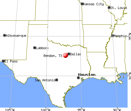 Rendon Texas TX 76140 Profile Population Maps Real Estate Fr3896 