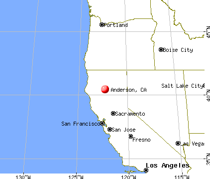 Anderson Ca Map Fr3897 