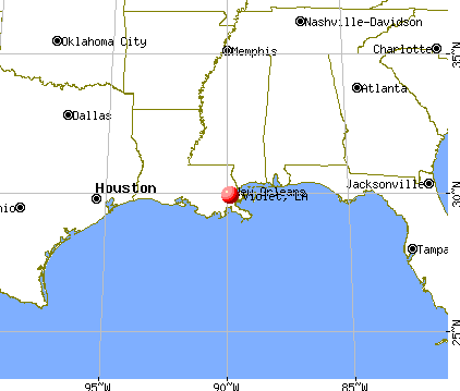 Violet Louisiana LA 70092 Profile Population Maps Real Estate Fr4067 