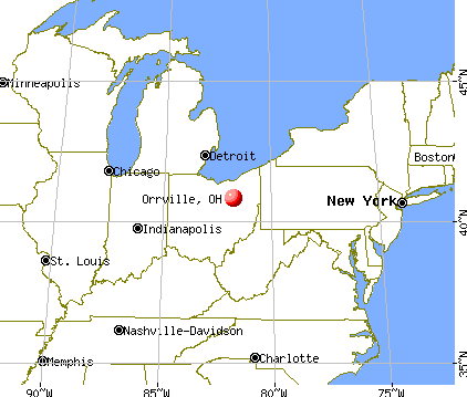 Orrville Ohio OH 44667 Profile Population Maps Real Estate FR4071.
